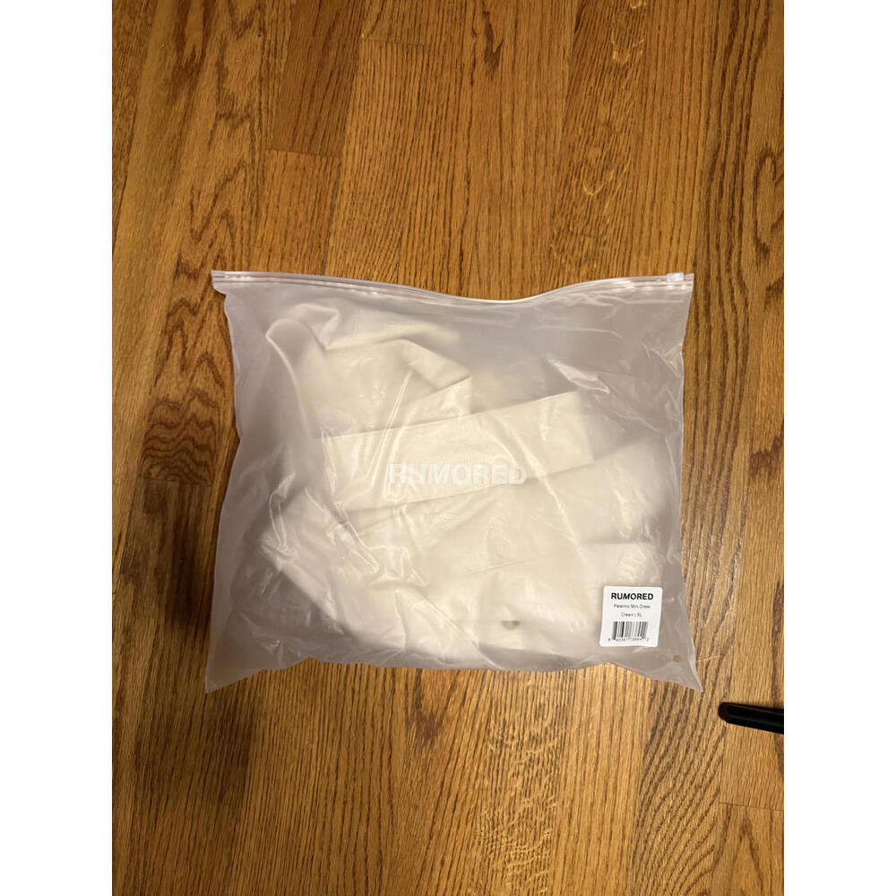 NWT! Rumored Palermo Mini Dress in Cream Size XL - Picture 5 of 5